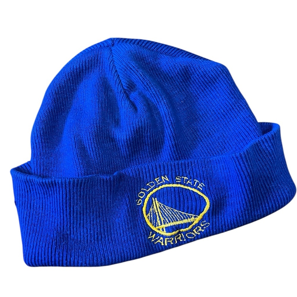 Vintage Golden State Warriors Beanie NBA Blue & Gold
